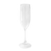 Caspari Acrylic Champagne Flute in Crystal Clear