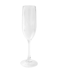Caspari Acrylic Champagne Flute in Crystal Clear