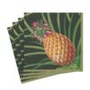 Caspari Tropical Fruit Paper Luncheon Napkins in Black