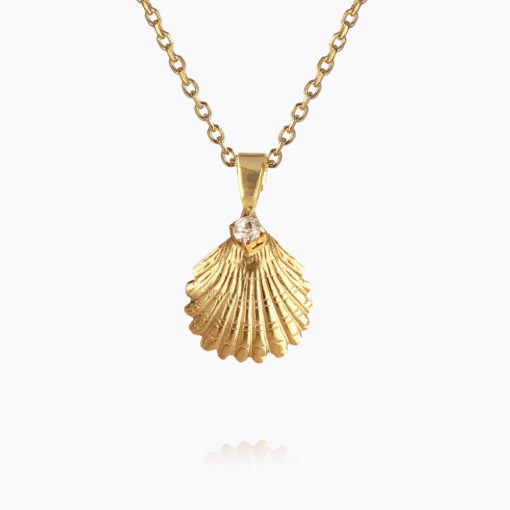 Shell necklace, crystal