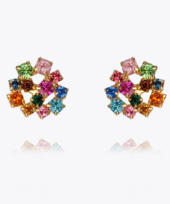 Kassandra earrings, rainbow combo
