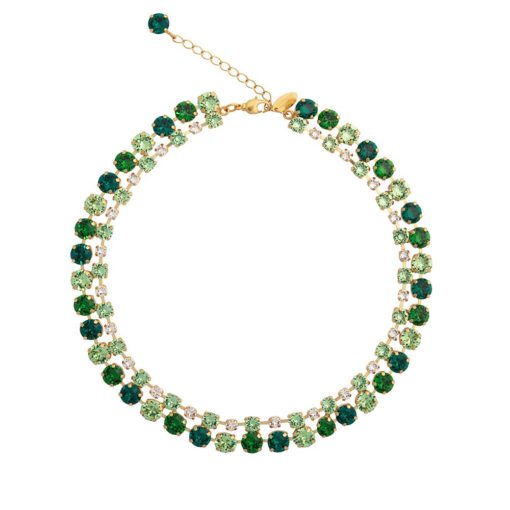 Pomona bracelet, green combo