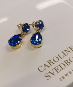 Caroline Svedbom Mini drop earrings - øredobber -  sapphire