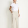 KAliny Wide Pants, Light Sand Linen