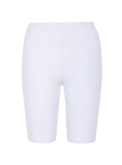 Reese biker shorts, white