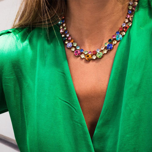 Pomona necklace, rainbow