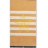 Lexington Graphic Cotton Velour Beach Towel, Oat/White