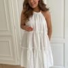 FORHÅNDSBESTILLING Abbi dress, cloud white