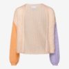 Joseph cardigan color block, peach