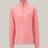 Kelly Organic Cotton Half Zip Terry Sweatshirt, pink