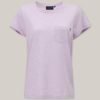 Lexington Ashley Jersey Tee - t-skjorte - Lavender Melange