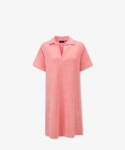 Kailey Organic Cotton Terry Dress, pink