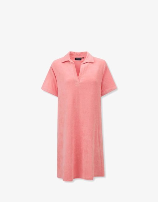 Kailey Organic Cotton Terry Dress, pink