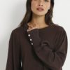 Kajessa knit pullover, java