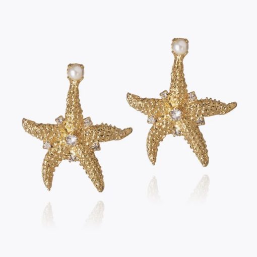 Sea star earrings