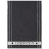 Lexington Cotton Terry Kitchen Towel, dark grey/white