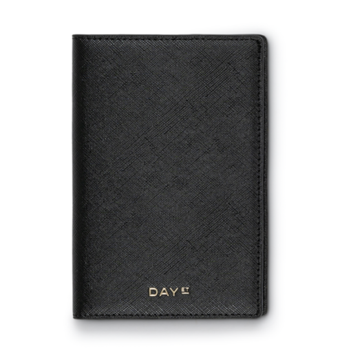 Day Saffiano Passport holder, black