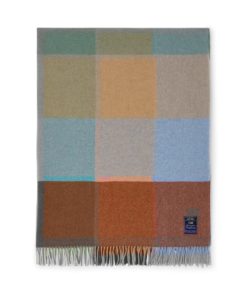 Lexington Checked recycled wool throw - ullteppe - multicolor