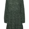 Kasally amber dress, black/green