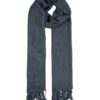 Basic tt wool scarf, navy