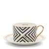 Riviera Maison L'Avenue Chevron Cup & Saucer