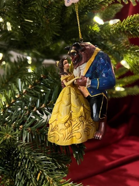 Beauty & The Beast Hanging Ornament h10