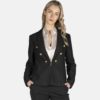 Dina bouclè blazer, black