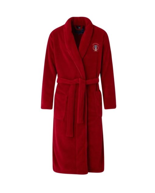 Lexington Lesley Fleece Robe - morgenkåpe - Red