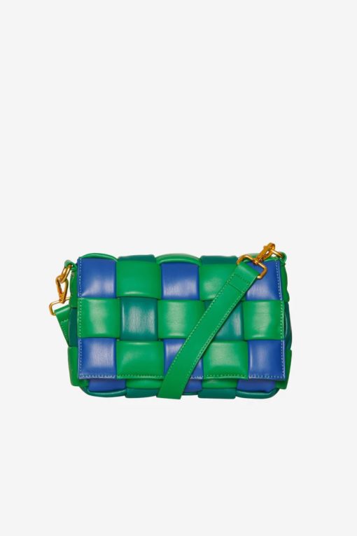 Brick multi bag, blue/green mix