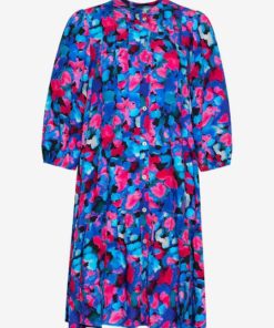 Imogene sh dress, blue/pink mix