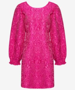 Blade LS dress, fushsia
