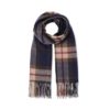 Day Textured Wool Scarf, navy blazer