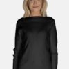 Arina jumper boatneck, black