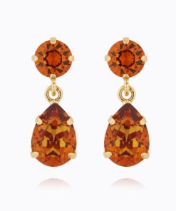 Caroline Svedbom Mini drop earrings - øredobber -  light amber
