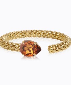 Classic rope bracelet, light amber