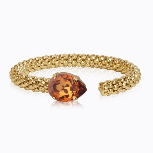 Classic rope bracelet, light amber