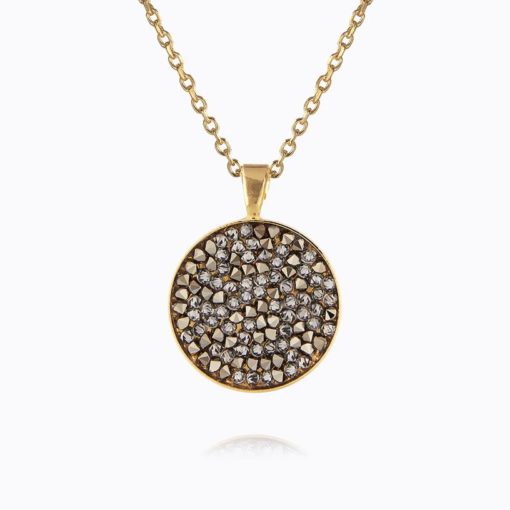 Chloe necklace, metallic light gold