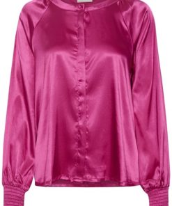 Kaffe Kasally loose shirt - bluse - festival fuchsia