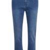 Kajessie cropped jeans, medium blue denim