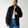 Sawyer Cashmere Blend Jacket, dark blue