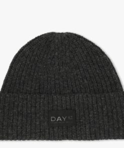 Day pure knit hat, dark grey mel
