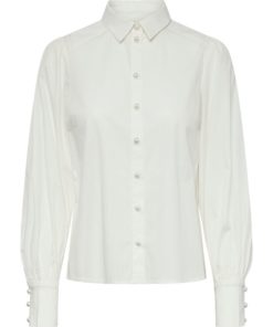 Y.A.S Yaskimmy ls shirt - skjorte - star white