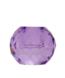Krystalholder, violet, 6x6x4,5