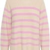 Kacilla knit pullover, sand dollar / pink