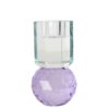 Krystal stage, lys mint/violet, 10,5x6x6 cm
