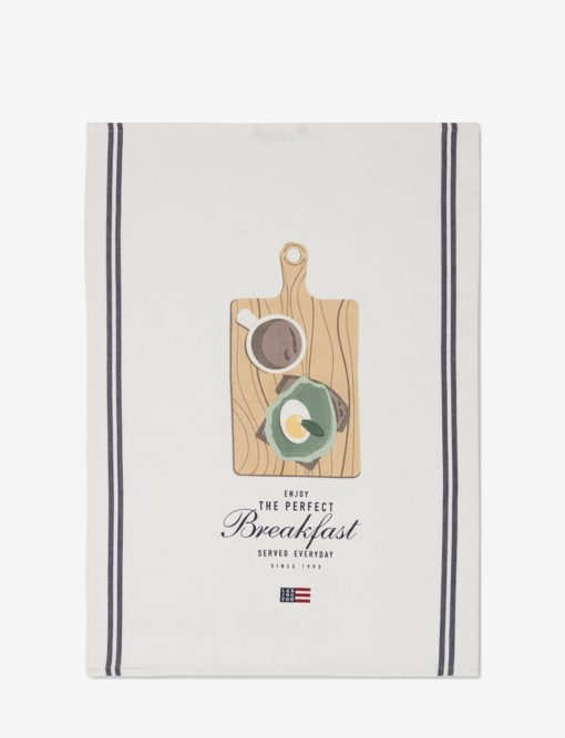 Lexington Breakfast Organic CottonTwill Kitchen Towel - kjøkkenhåndkle -