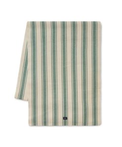 Lexington Striped Cotton/Jute Runner white/green
