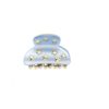 Star stud hair claw small, blue