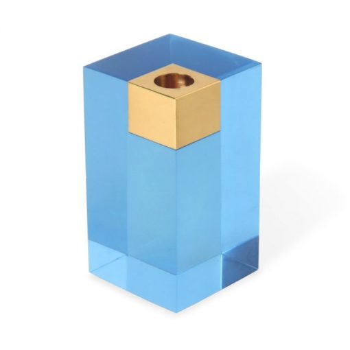 Jonathan Adler Monte Carlo Large Candle Holder - Blue