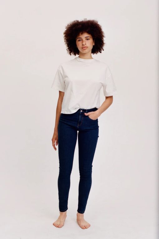 IVY copenhagen - Alexa ankle jeans excl. blue, denim blue - dongeribukse